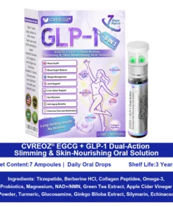 Cvreoz® EGCG + GLP-1 Dual-Action Slimming & Skin-Nourishing Oral Solution