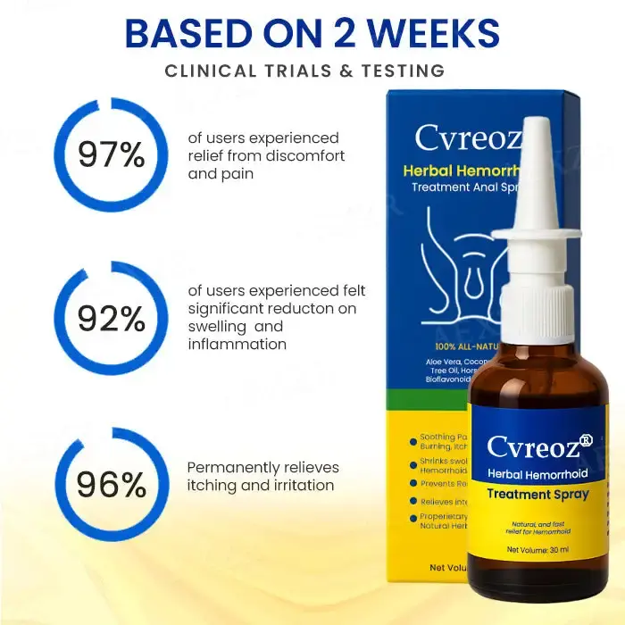 Cveroz® Herbal Hemorrhoid Spray
