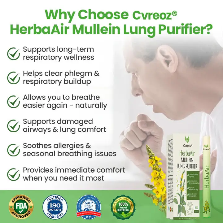 Cvreoz® HerbaAir Soothing Mullein Vapor