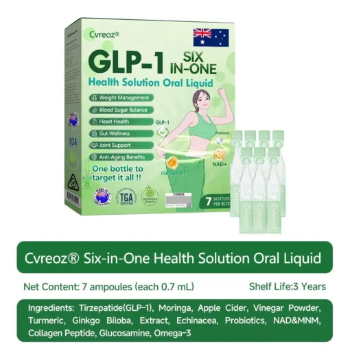 CVREOZ®𝐺𝐿𝑃-𝟏 𝐒𝐢𝐱 𝐢𝐧 𝑶𝐧𝐞 𝐇𝐞𝐚𝐥𝐭𝐡 𝐒𝐨𝐥𝐮𝐭𝐢𝐨𝐧 𝐎𝐫𝐚𝐥 𝐋𝐢𝐪𝐮𝐢𝐝 - Cvreoz