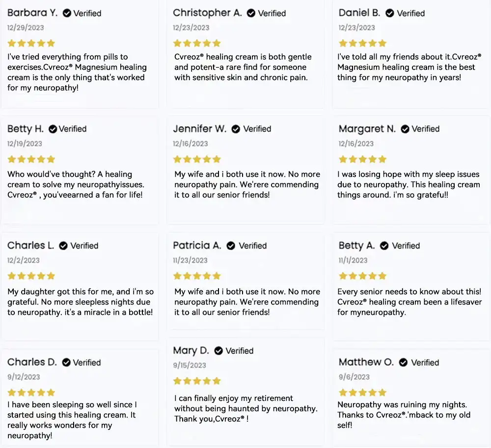 Cvreoz® Nerve Repair &Pain Relief Magnesium Cream