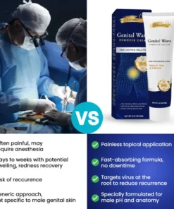 Cvreoz® Genital Warts Remover Cream Designed for Men